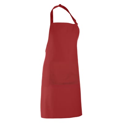 Premier Dames/Dames Kleuren Bipschort Met Zak / Werkkleding (Pakket van 2) (Rood)