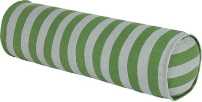 Nobodinoz Vibes Cilinderkussen - Ø18x50cm - Green Blue Stripes