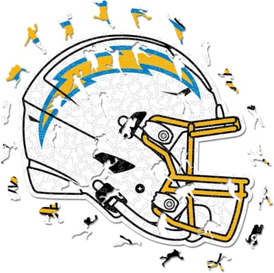 Houten Puzzel - Legpuzzel Stukjes - Ontspannende Activiteit - Unieke Vorm Puzzelstukjes - 500 Stuks - Los Angeles Chargers