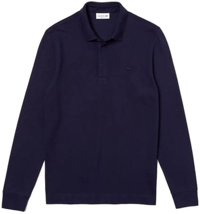 Polo Lacoste Men Paris PH2481 Longsleeve Regular Fit Navy Blue-10