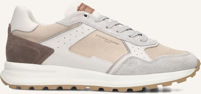 STEFANO LAURAN Star 005 Sneakers - Suède - Heren - Beige - Maat 40