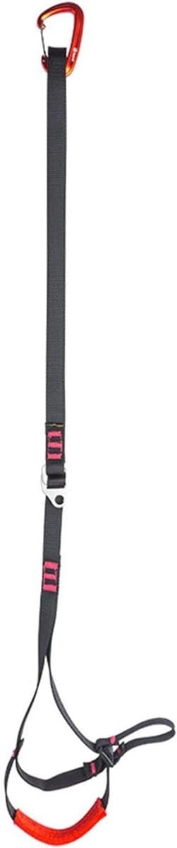 Voetlus Ascender - Klimlus Aider - Klimmen Rotsen - Antislip Stappen - 80-130 cm Verstelbaar - Zwart