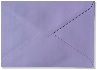 50 Luxe Enveloppen - Zilver - 125x175mm B6 - 120 grams - 17,5x12,5cm - Gegomde Puntklepsluiting