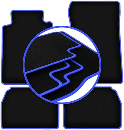 CARLUX-BLUE automatten voor: Mercedes C 190 W201 sedan (1982-1993)