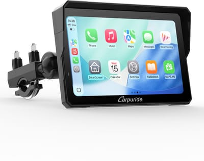CARPURIDE W702 - 7 inch - Motor Carplay Scherm - draadloze CarPlay - Android Auto - Navigatie