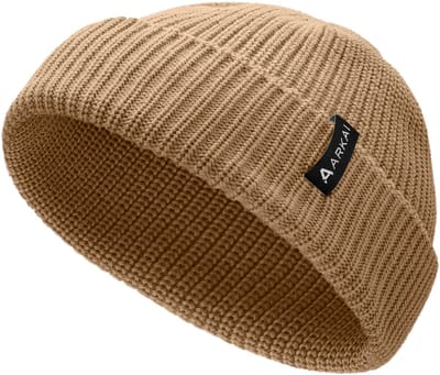 Nordic | Zandkleurige Beanie in Zeemansstijl van Polyester