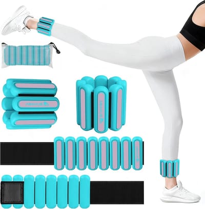 Verstelbare Pols- en Enkelgewichten Set (2x 0,45 kg) - Ideaal voor Fitness en Training