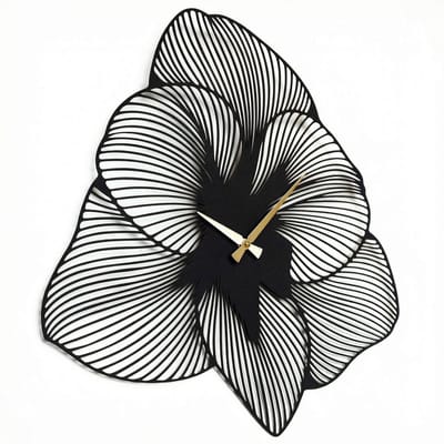 Wallity Aps039 - Wandklok - Zwart