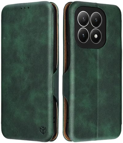 Hoesje geschikt voor Xiaomi 15T - Techsuit Safe+ Book Wallet Case - Donkergroen