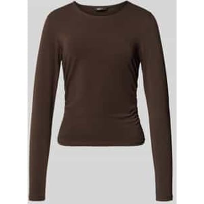 Only T-shirt Onlmira Life L/s Ruching Top Jrs No 15376588 Chocolate Torte Dames Maat - XS