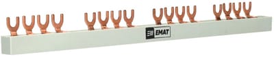 EMAT kamrail 3-fase vork 63A 4-voudig (85220039)