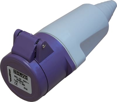 Walther 11390 contrastekker 3/32A - 32A - 2P - 24V - 0h - IP44