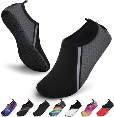 Thijox - Uniseks Waterschoenen Zwemschoenen Sneldrogend Lichtgewicht Non-slip voor Camping, Strand, Zwemmen, Maat 36-47