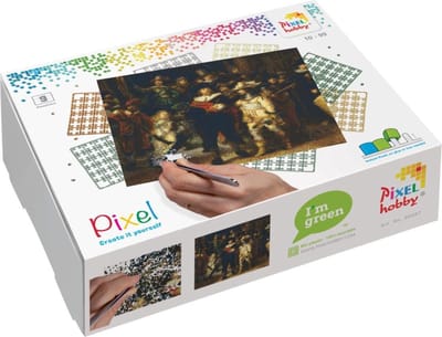 Pixelhobby geschenkdoos 9 basisplaten - Nachtwacht