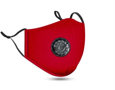 Mondkapje - Wasbaar Mondmasker - Wasbaar Mondkapje - Niet Medisch - Universeel - Rood
