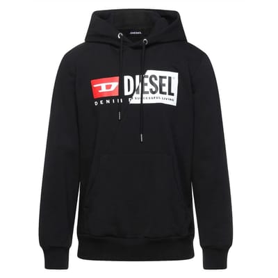 Diesel S-Girk-Hood-Cuty zwarte hoodie