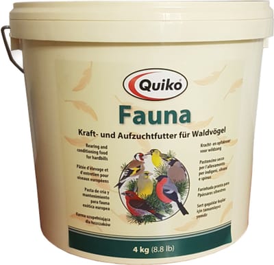 Quiko Fauna kracht- en opfokvoer voor wildzang - Quiko Fauna 4 kilo - Eivoer voor vogels - Vogelvoer