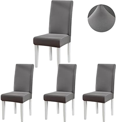 Stretch Eetkamerstoelhoezen Set van 4 - Duurzame en Rekbare Bescherming voor Eetkamerstoelen
