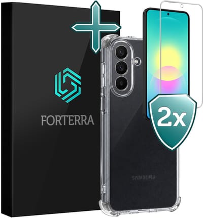 Hoesje Met Screenprotector - 2 stuks - Geschikt voor Samsung Galaxy A27 - Sterk & Shockproof - Back Cover - Siliconen Case - Telefoon Hoes - Shock Proof - Transparant
