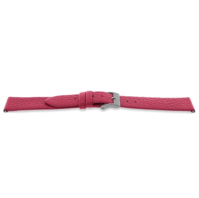 Horlogeband D761 Coral / roze Leder 14x12mm
