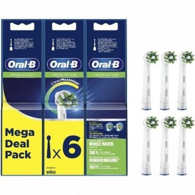 Reserve onderdeel voor elektrische tandenborstel Oral-B 6 Stuks