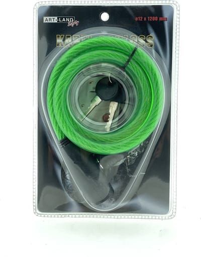 Art-Land Safety Kabelslot Ø12 x 1200 mm - Groen