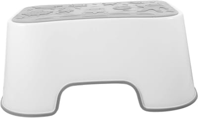 Toilet Kruk - Voetenbankje Badkamer - Comfortabel Toiletgebruik - Gehumaniseerd Voetsteunontwerp - 38x16x26 cm - Wit