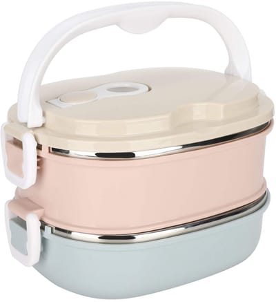 Store_9 - Broodtrommel - Roestvrij staal - Lekvrij ontwerp - Draagbare thermische lunchbox - Luchtdicht en geschikt voor werk en school