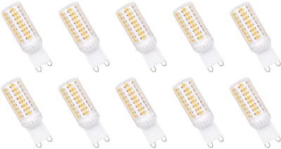 Spectrum LED Insteeklampje G9 4.5W - 230V - 540 Lumen - 3000K Warm wit - Gezellig licht - Energiezuinig - 10 stuks