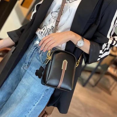 Mobiele Telefoontas voor Dames Trendy Lichtgewicht Mini Crossbody Tas Nieuwe Zomer Mode Tas Koeienhuid Schoudertas gray