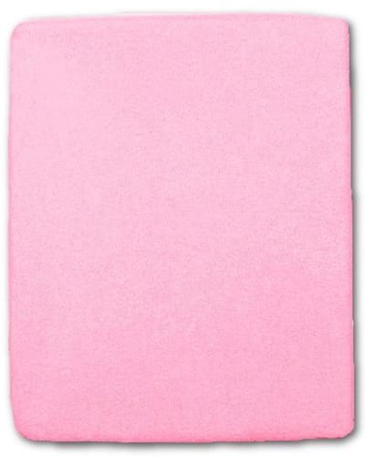 New Baby Terry hoeslaken wieg 120x60 cm Roze - Wiegellaken