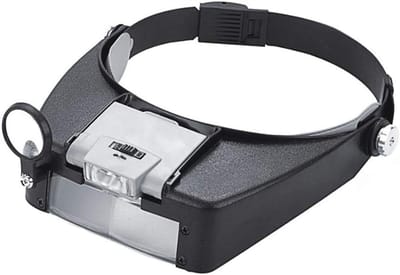 Vergrootglas Hoofdband met LED Verlichting - Handenvrije Loep voor Hobby, Lezen en Knutselen