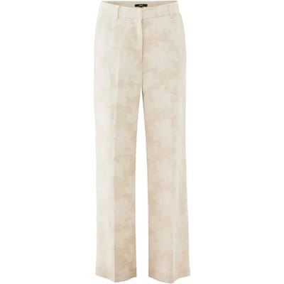 Damesbroek Mexx Flower jacquard straight leg