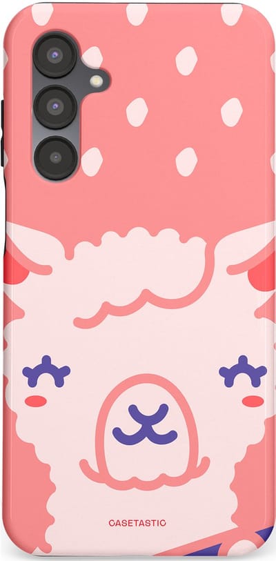 Casetastic Hoesje Geschikt voor Samsung A16 - Stijlvolle Beschermende Duo-layer Case - Lama beat