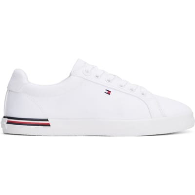 Tommy Hilfiger Essential Stripes Shoes White Taglia: 36 | Sneakers Outlet | Donna | Bianco