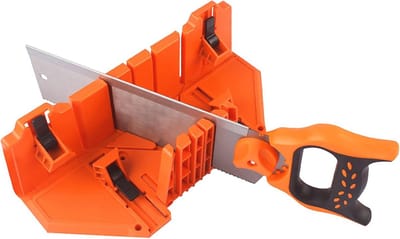 Verstekbak 14 inch met verstelbare klem en 12 inch achterzaag voor houtbewerking