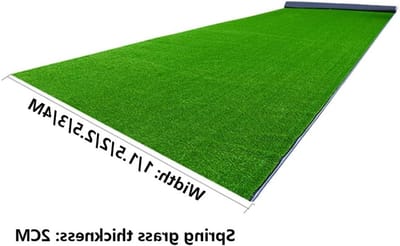 Kunstgras Grasmat - Tapijt Gras - Buiten Decoratie - Weinig Onderhoud - 1x4m - Groen