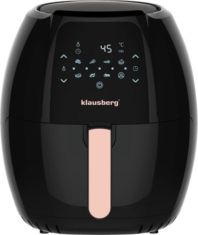 Klausberg 7572 - Airfryer - Zwart - 1800 Watt - 7,7 liter !!