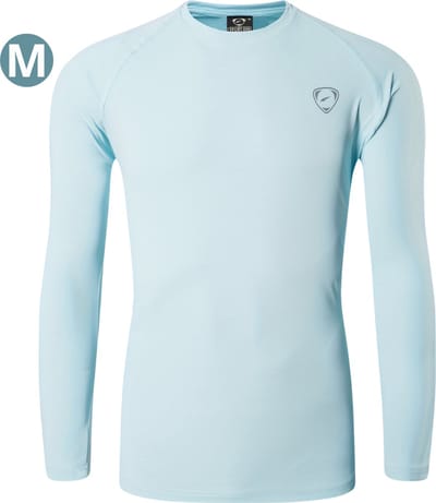 Nivard Rash Guard - Surf Shirt - Zwemkleding - UV Beschermende Kleding - Voor Zwemmen - Surfen - Duiken - Lichtblauw - Maat M