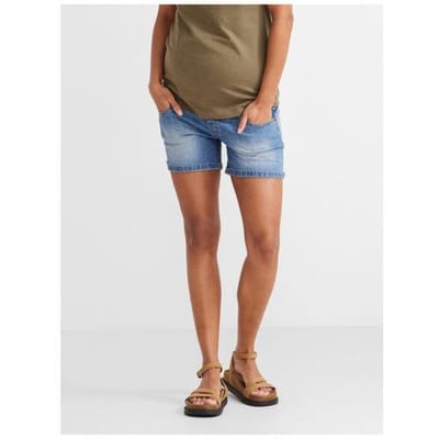 Prénatal zwangerschapsshort Mid Blue Denim S Dames