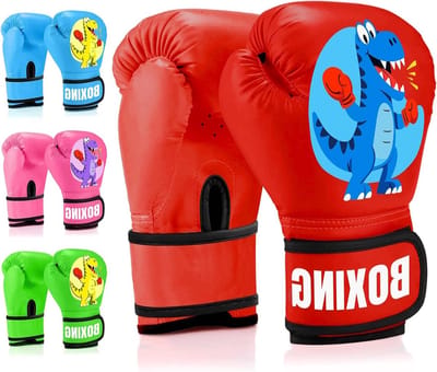 Kinderen Bokshandschoenen voor Training en Sparren - PU Leer Bokshandschoenen voor Muay Thai, MMA en Kickboksen, Geschikt voor 3 tot 14 Jaar