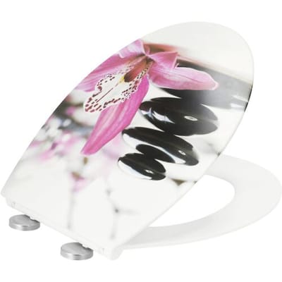 LIVARNO Wc-bril, soft-close (Stenen)