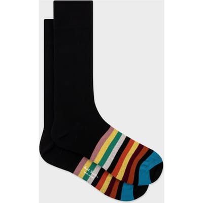 Paul Smith Sock Carter Tipping Black Size: OS | Socks Outlet | Heren | Zwart
