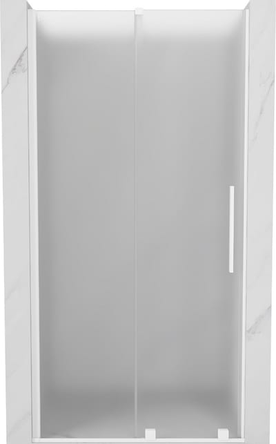 Mexen Velar schuifbare douchedeur 90 , matglas, wit - 871-090-000-31-20