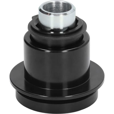 Volant de voiture à libération rapide Alliage d'aluminium Noir 3 Trous Libération rapide à 360 degrés Base inférieure black