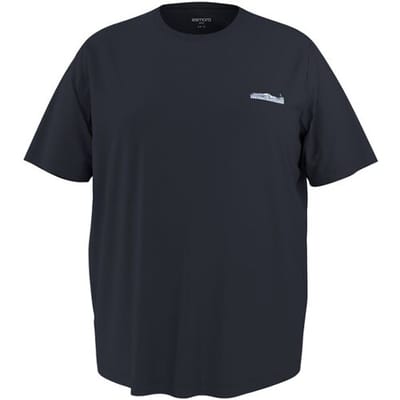 ESMARA MEN Heren T-shirt - Plus size (Marineblauw, XXL)