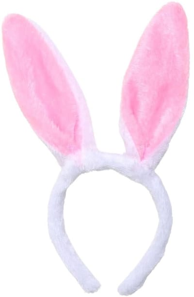Dailygoods- Hazenoren Hoofdband - Dieren Kostuum Kind/Volwassenen - Pluche Paaskostuum - Schattig/Kleurrijk Design - Comfortabel Materiaal - Dierenkostuum