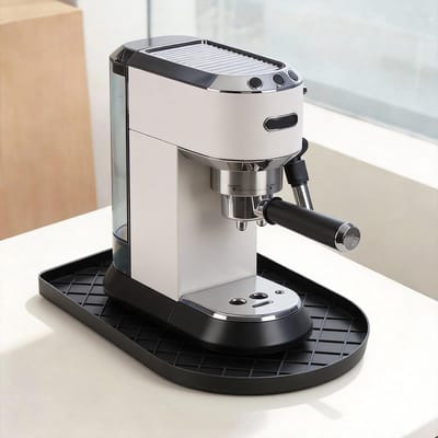 Dailygoods- Koffiemachinemat Siliconen - Antislip - Duurzaam - Onderlegger - Keukenaccessoire - Gemakkelijk schoon te maken - Koffiemachineonderlegger