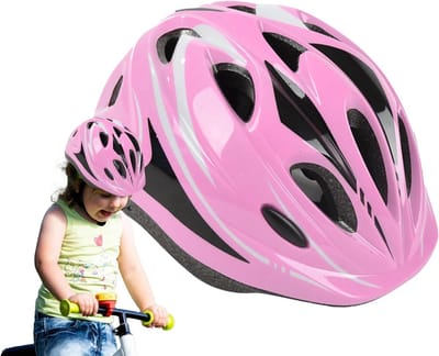 Kinderfietshelm - Peuter helm - Veilig sporten - Lichtgewicht ontwerp - 52-58 cm hoofdomtrek - Paars