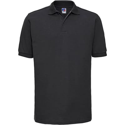 Men's Hardwearing Polycotton Poloshirt 'Russell' Bottle Green - XL